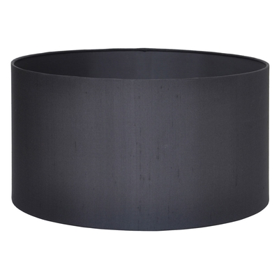 Black Colour Cotton Fabric Cylinder Lamp Shade