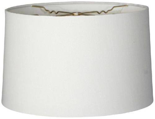 Fabric Cylinder Lamp Shade In Bush Holder