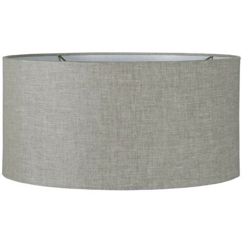 Linen Fabric Cylinder Lamp Shade In E - 27 Fitting