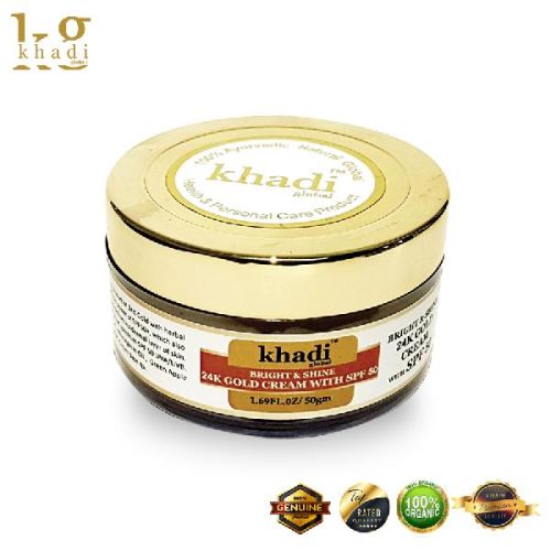 KHADI GLOBAL Bright & Shine 24K Gold Cream