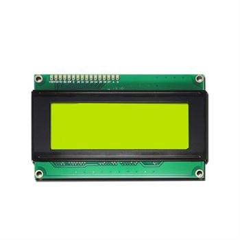 20x4 Line LCD Display With Yellow Back Light HD44780