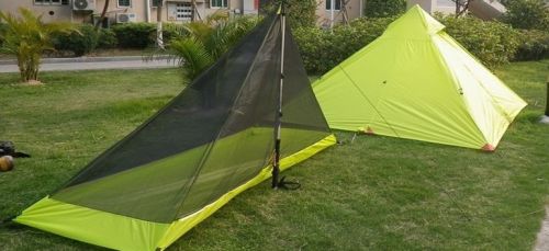 Plastic Lightweight Tent, Color : Green