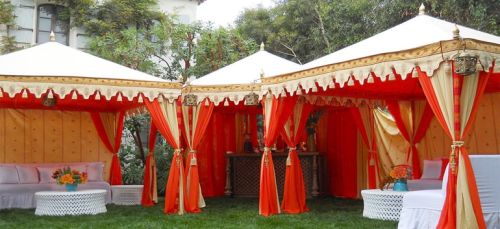 Decorative Raj Tent, Color : Red