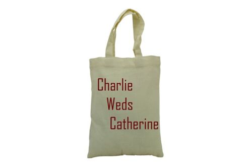 Cotton Printed Wedding Favour Bag