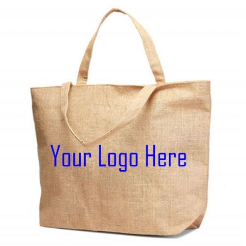 Jute Printed Beach Bag