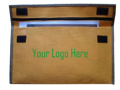 Jute Printed File Folder
