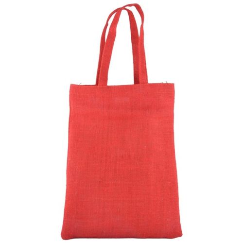 Jute Red Dyed Tote Bag