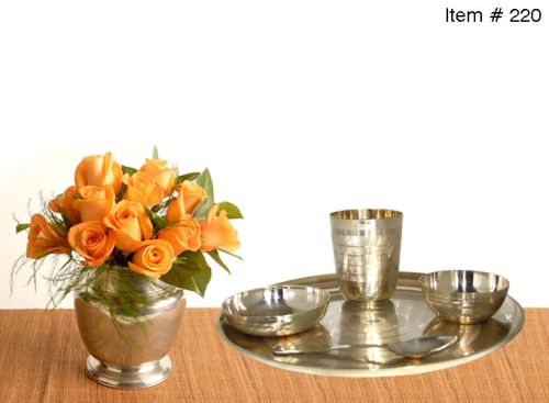 Brass Baby Thali Set