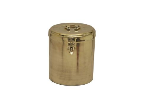 Brass Container, Shape : Cylindrical