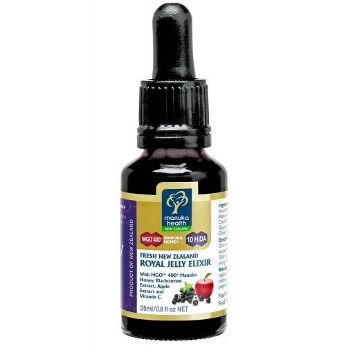 Manuka Health MGO 400 Manuka Honey Fresh New Zealand Royal Jelly Elixir (25ml)