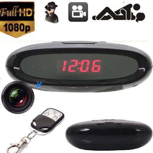 Spy New Hd 1080p Hidden Camera Clock Remote Motion Detection