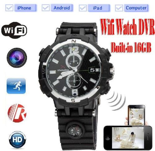 Spy Wi-Fi Watch Camera Hd Night Vision