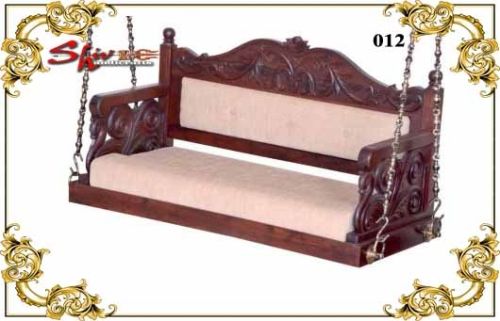 Polished 012 Wooden Swing Setter, For Garden, Home, Pattern : Plain