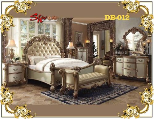 DB-012 Wooden Double Bed