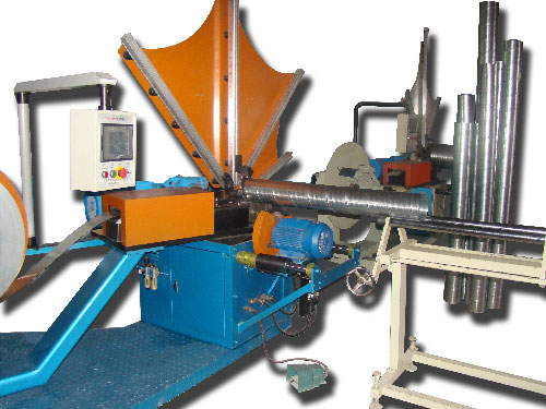 Spiral Duct Forming Machine, Width : 500mm To 1200mm