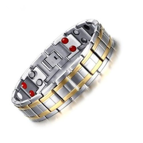 Polished Metal Bio Energy Bracelet, Gender : Female, Male