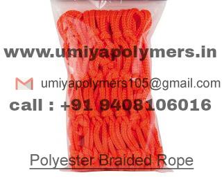 Polyester Braided Rope, Color : Red
