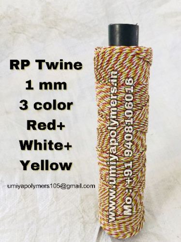 RP Twine Rope, For Fishing Net, Packing, Sewing, Etc, Size : 1 Mm