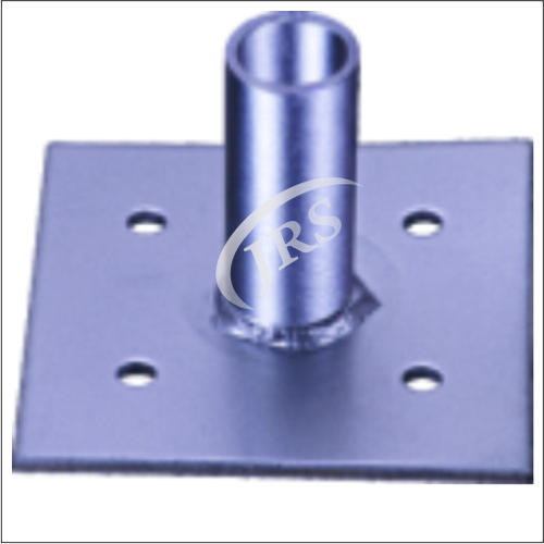 Steel Scaffolding Base Plate, Color : Silver