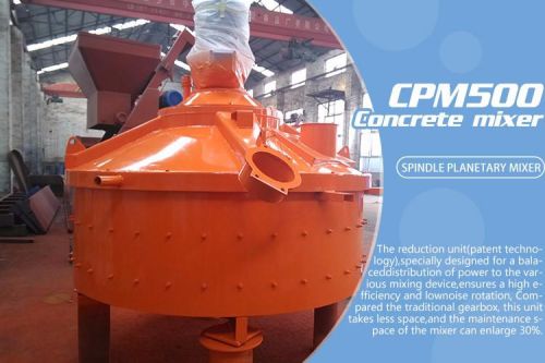 High Quality 500L Mpc500 Good Vertical Shaft Mpc Planetary Electrical Commercial Cement Concrete Mix