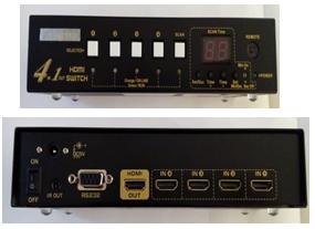4x1 HDMI TIMER SWITCHER