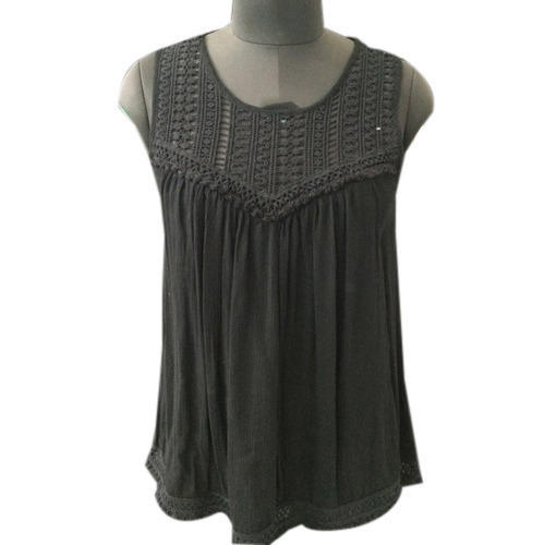 Ladies Fancy Sleeveless Tops, Size : Small, Medium, Large, XL