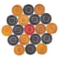 Non Polished Plastic Carrom Coins, For Home Use, Size : 15-20cm, 20-25cm, 25-30cm, 30-35cm, 35-40cm