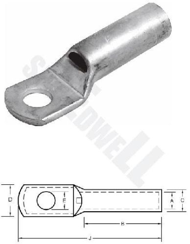 HEAVY DUTY CABLE LUGS - LONG BARREL