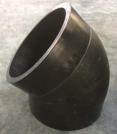 PE100 HDPE Plastic Elbow, Shape : Round, Packaging Type : black