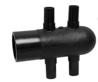 PE Pipe Fitting Manifold 4 Outlets Ground Source Heat Pump