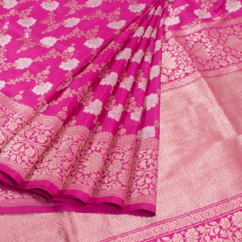 Banarasi Katan Silk Sarees, Packaging Type : Box