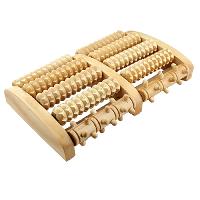 Manual Wooden Foot Massager, For Body Fitness, Body Relaxation, Improve Circulation, Pain Relief