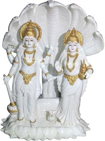 Fiberglass Lakshmi Narayan Statue