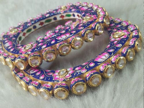 Meenakari Kundan Bangle