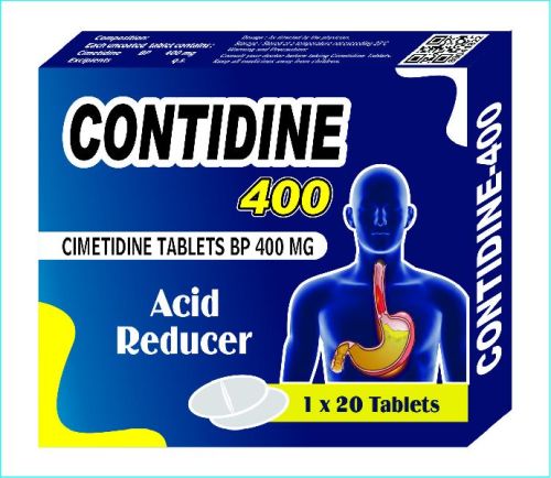 Lilium International Contidine 400 Tablets, For Personal, Clinical, Grade Standard : Medicine Grade