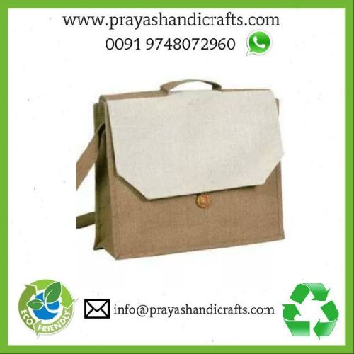Plain Jute Laptop Bags, Size : Multisize