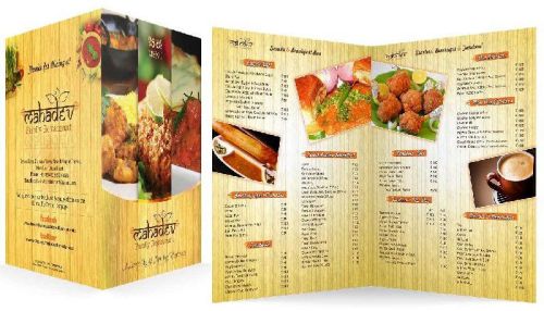 Menu Cards