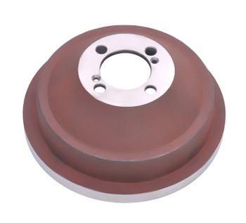 TVS King Rear Brake Drum, Color : Brown