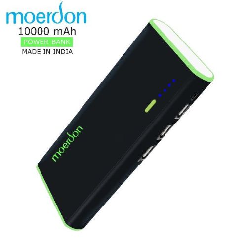 MOERDON MDPBTS-16 10000mAh Best Power Bank, Color : BLACK