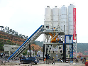 Fixed Concrete Batching Plant, Power : 105KW