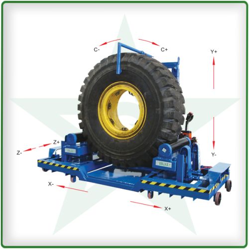 Hydraulic Tyre Handler, Capacity : 2000 - 3000 Kgs