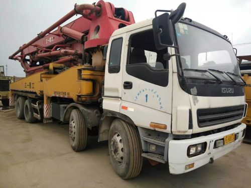 Used Concrete Pump Truck, Packaging Type : white/yellow