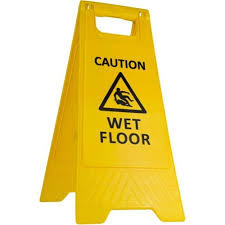 Wet Floor Warning Board