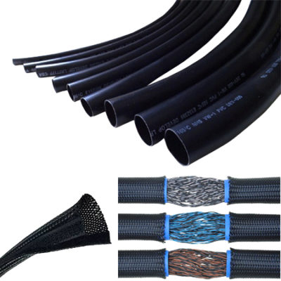 PET Plastic Electrical Cable Sleeves