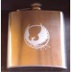 PERSONALISED STAINLESS STEEL HIP FLASK