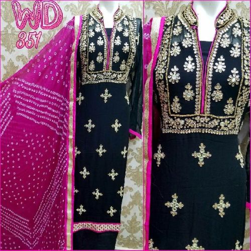 GEORGETTE PARTY WEAR SUIT W-351