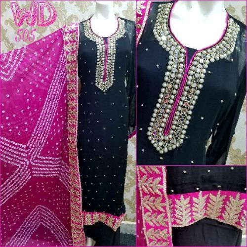 GEORGETTE PARTY WEAR SUIT W-505