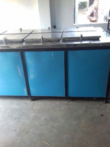 Indrawati Machinery SS Ice Cream Cart, For Continue