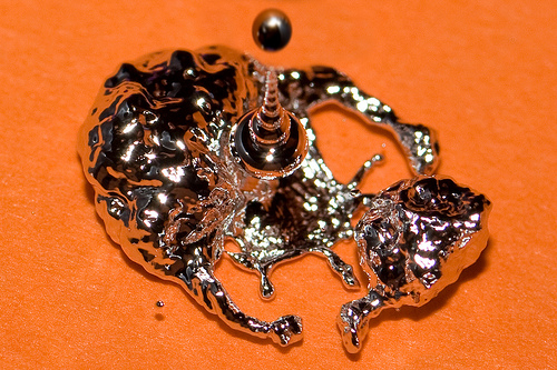 Liquid Mercury, Boiling Point : 358.72