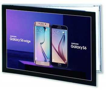 Rectangular Magnetic Display Screen, Color : Transparent